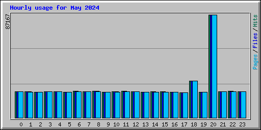 Hourly usage for May 2024